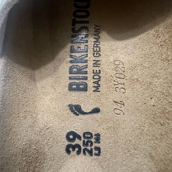 Birkenstock Tan Slide Sandals with Buckle - Picture 5 of 5